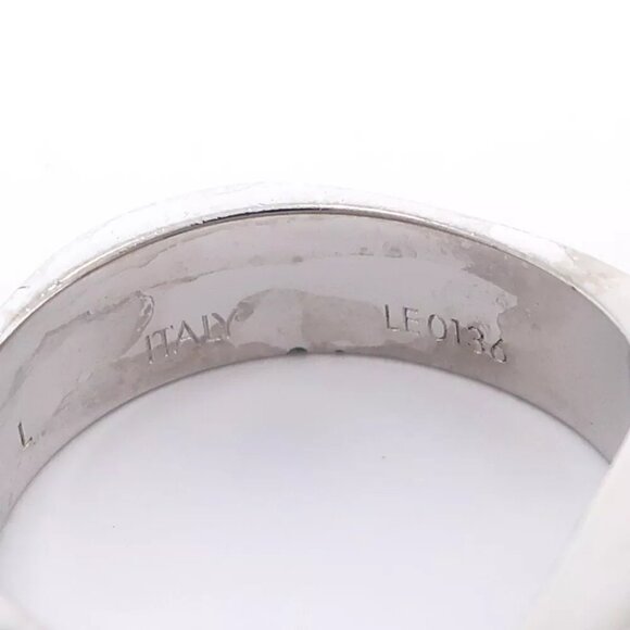 LOUIS VUITTON Nanogram Ring M00218 metallic #7.8(US Size) 5.7g unisex - Picture 3 of 7